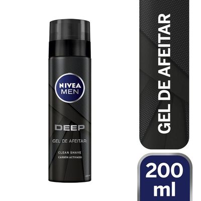 Nivea For Men Gel De Afeitar Deep Carb&oacute;n Activo 200 Ml