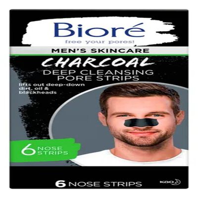 Bior&eacute; Banditas Men Skincare Carb&oacute;n Natural 6 Pzas