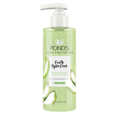 Ponds Gel Limpiador Facial Fruity Hydra Fresh &Aacute;loe 200 Ml