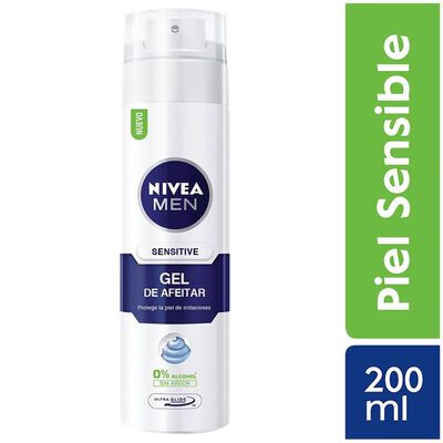 Nivea For Men Gel De Afeitar Sensitive 200ml Cuidado Piel Sensa