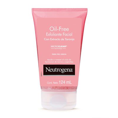 Neutrogena Exfoliante Facial Oil Free Con Extracto De Toronja 124 Ml