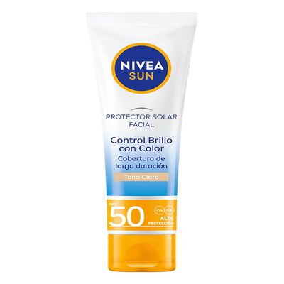Nivea Sun Facial Control De Brillo Con Color Fps5