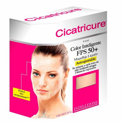 Cicatricure Maquillaje L&iacute;quido Color Inteligente Fps 50+ 30 Ml