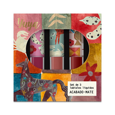 Yuya Set De 3 Labiales L&iacute;quidos Mate
