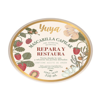 Yuya Mascarilla Capilar Repara Y Restaura Frutos Rojos 350 Ml