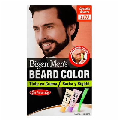 Bigen Coloraci&oacute;n Para Barba Y Bigote Casta&ntilde;o Oscuro