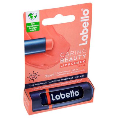 Labello B&aacute;lsamo Labial Coral Spf30 4.8g12