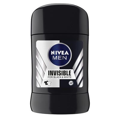 Nivea Men Desodorante Invisible Black & White Power Barra 50g