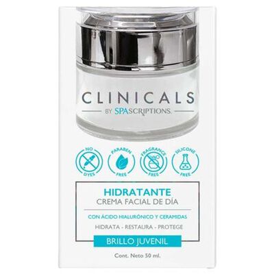 Clinicals Crema Facial Hidratante &Aacute;cido Hialur&oacute;nico 50 Ml