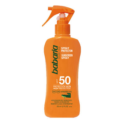 Babaria Spray Protector Solar Aloe Fps 50 200ml
