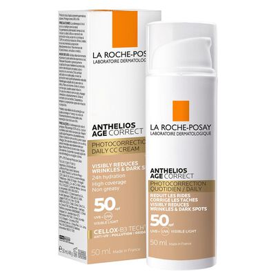 La Roche Posay Protector Solar Facial Anthelios Age Correct Con Color Antiarrugas Fps50+ 50ml