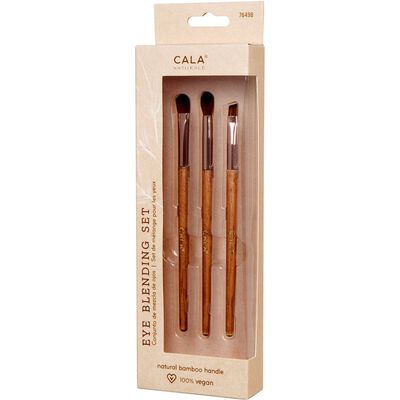 Cala Set 3 Brochas Difuminado Ojos Bamboo Dark Eco Vegan