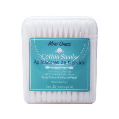 Mini Ones Hisopos De Algod&oacute;n 50