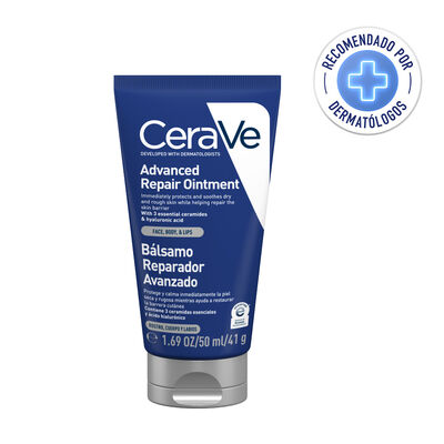 Cerave B&aacute;lsamo Reparador Avanzado Rostro Cuerpo Labios 50 Ml