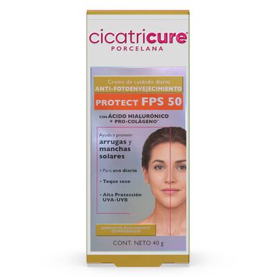Cicatricure Crema Facial Anti Fotoenvejecimiento Porcelana 40g
