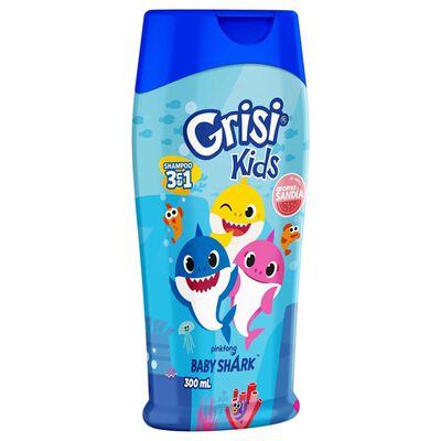 Grisi Kids Shampoo Infantil 3 En 1 Baby Shark 300ml12