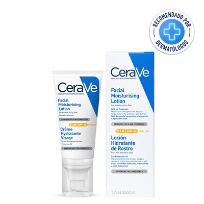 Cerave Loci&oacute;n Facial Hidratante Fps 30 Piel Seca 52ml