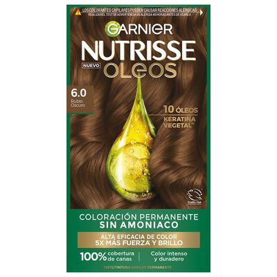 Nutrie Oleos Garnier Tinte Capilar 6.0 Rubio Cenizo