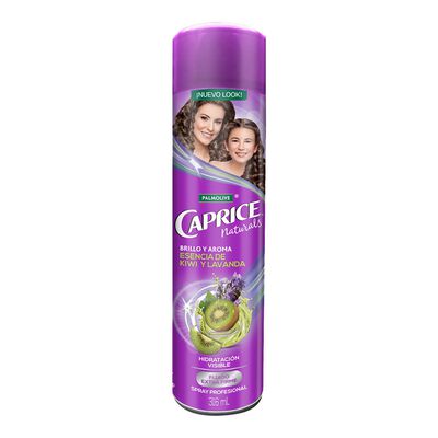 Caprice Spray Fijador Naturals Esencia De Kiwi Y Lavanda 316 Ml