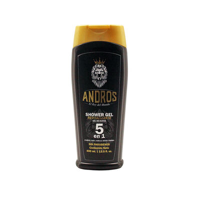 Andros Shower Gel Revitalizante 400 Ml 12 Pzas