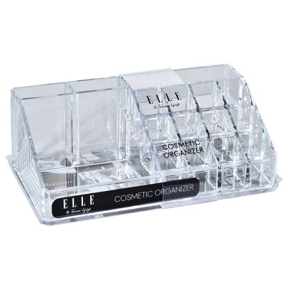 Elle Organizador Cosm&eacute;ticos Acr&iacute;lico Transparente Compacto 5 Compartimientos