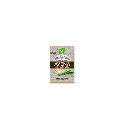 Shanaturals Jab&oacute;n Esponja Exfoliante Piel Sensible Avena Aloe Vera 100 Grs