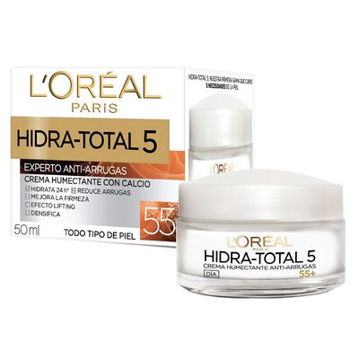L'or&eacute;al Paris Crema Hidratante Antiarrugas 55+ Hidra Total5 50ml