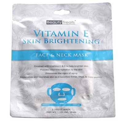 Beauty Treats Mascarilla Iluminadora Para Rostro Y Cuello - Vitamina E
