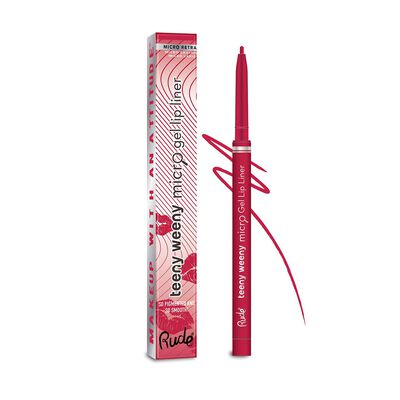 Rude Cosmetics Delineador De Labios Micro Gel Teeny Weeny Ver Todo Rojo
