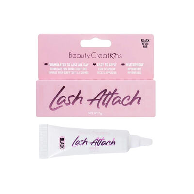 Beauty Creations Pegamento Negro De Pesta&ntilde;as Con Aplicador Lash Attach Tubo