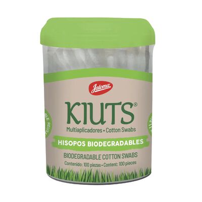 Jaloma Hisopos Kiuts Bolsa Zip Lock 150 Pzas Biodegradable