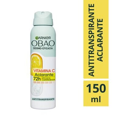 Obao Dermo Spray Antitranspirante Vitamina C 150ml