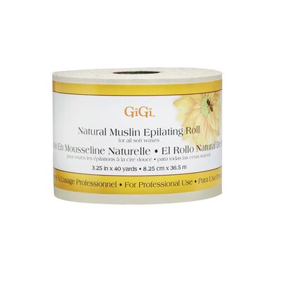 Gigi Rollo Muselina Natural 3.25" Yd Depilaci&oacute;n