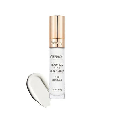 Beauty Creations Corrector Liquido Cobertura Media A Alta L&iacute;nea Flawless Stay Tono White