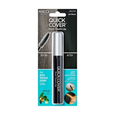 Kiss Tinte Temporal Pincel Cobertura Canas Negro 15ml