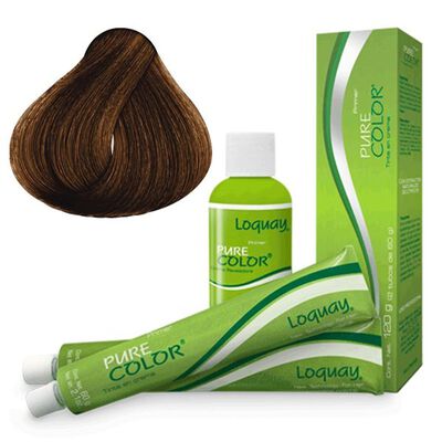 Loquay Tinte Pure Color 4 Casta&ntilde;o Medio Tubos