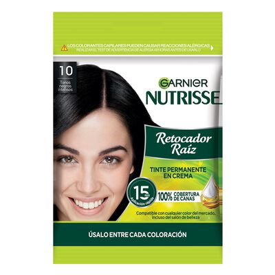 Nutrie Retocador D Ra&iacute;z Tono 10 Negro Intensos