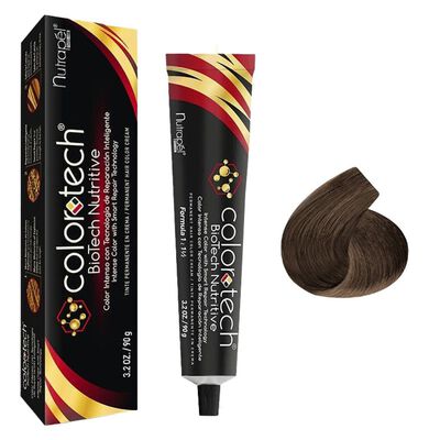 Colortech Tinte Permanente Sin Amon&iacute;aco Rubio Oscuro 90g