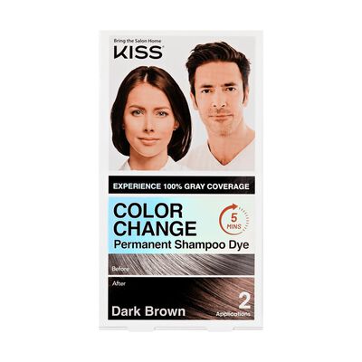 Red By Kiss Shampoo Colorante Dark Brown 3 Sobres