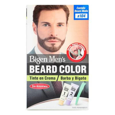 Bigen Coloraci&oacute;n Para Barba Y Bigote Casta&ntilde;o Oscuro Medio Bigen