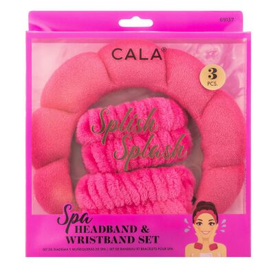 Cala Set Diadema Y Pulsera Color Fucsia Intenso