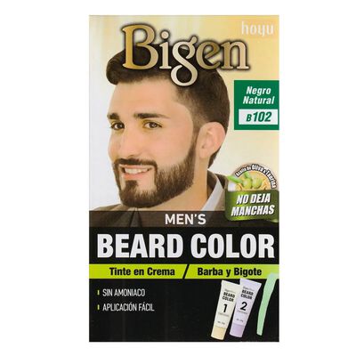 Bigen Coloraci&oacute;n Para Barba Y Bigote Negro Natural