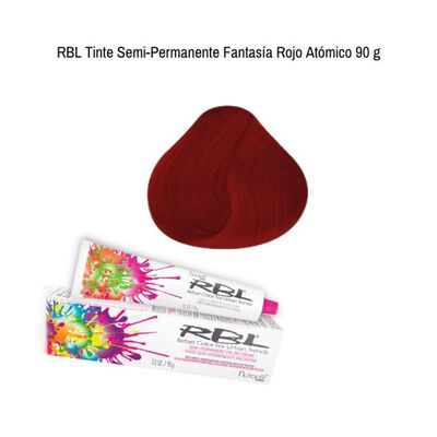 Rbl Tinte Semi-permanente Rojo At&oacute;mico 90g