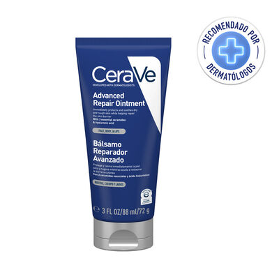 Cerave B&aacute;lsamo Reparador Avanzado Rostro Cuerpo Y Labios 88 Ml
