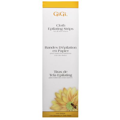 Gigi Cloth Epilating Strips Large Ct 100