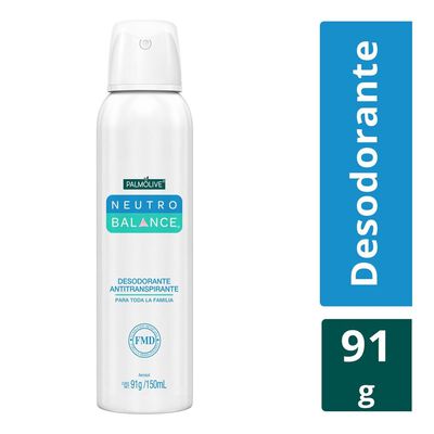 Palmolive Desodorante Antitranspirante Spray Neutro 91g