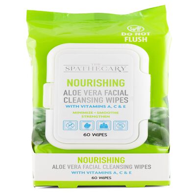 The Spathecary Toallas Faciales Aloe Vera Vit A,c,e 60 Uds