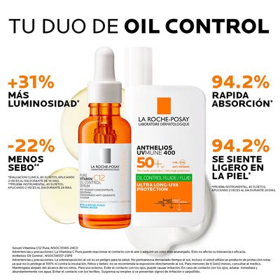 La Roche-posay S&eacute;rum Vitamina C12 Oil Control 30ml