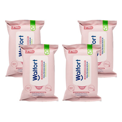 Walfort  Toalla Micelar Desmaquillante Biodegradable