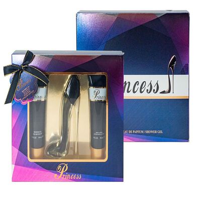 Ebc Collection Set Perfume 100ml Gel Y Crema Corporal Princess Black